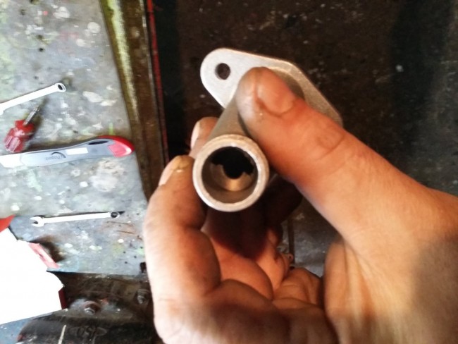 takto vypadalo kolínko karbce,jelo to celých 30km/h