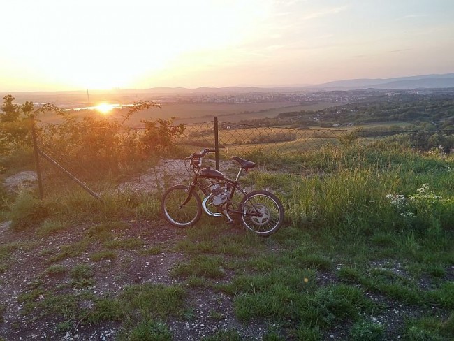 Vďaka velkej rozete - prevýšenie 100m zdolalo ako nič.