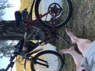 Sám na Slapy a pak až do Votic a zpět do Kameňáku